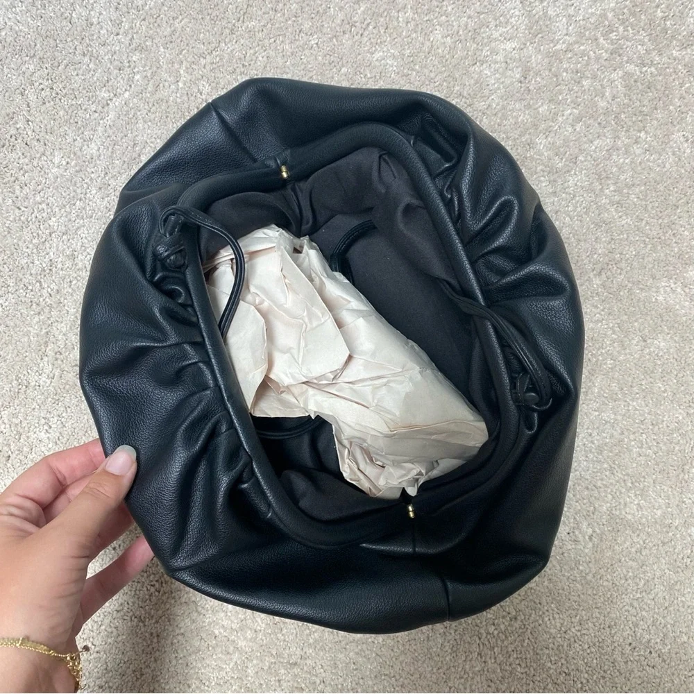 NWOT Amazon the drop black clutch - Picture 5 of 8